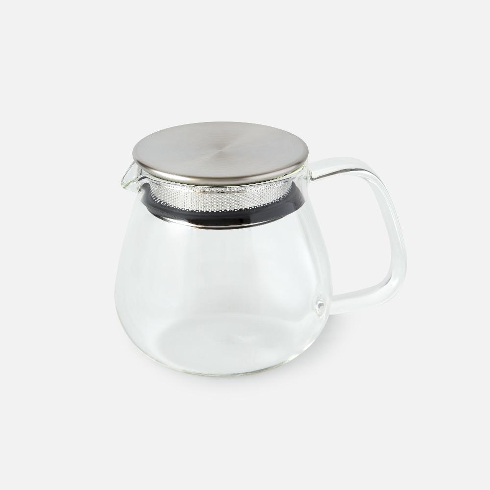 KINTO UNITEA One Touch Glass Teapot 460ml - Mizuba Tea Co.