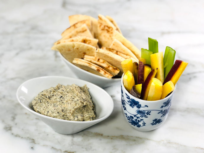 Organic Lapsang Souchong Tea and Hummus Dip