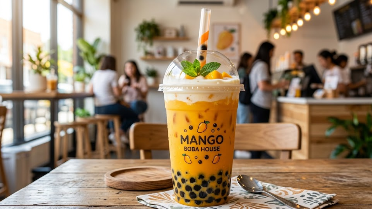 Mango Bubble Tea