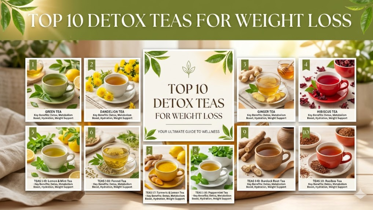 TOP 10 Detox Tea for Weight Loss