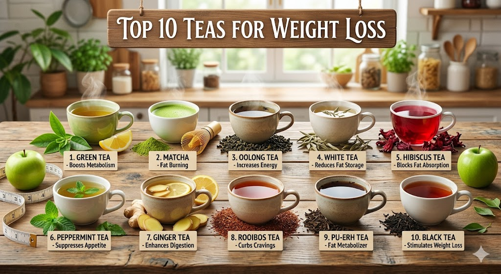 Top 10 Tea for Weight Loss
